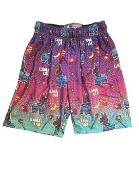 Lacrosse Unlimited Youth Fortnite “Llama Lax” Shorts | Size Medium